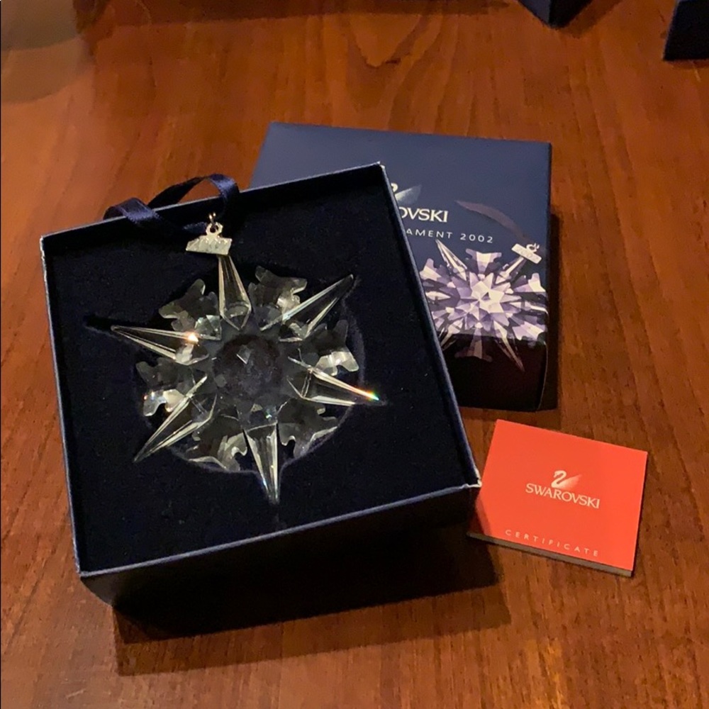 Swarovski 2002 Christmas Ornament